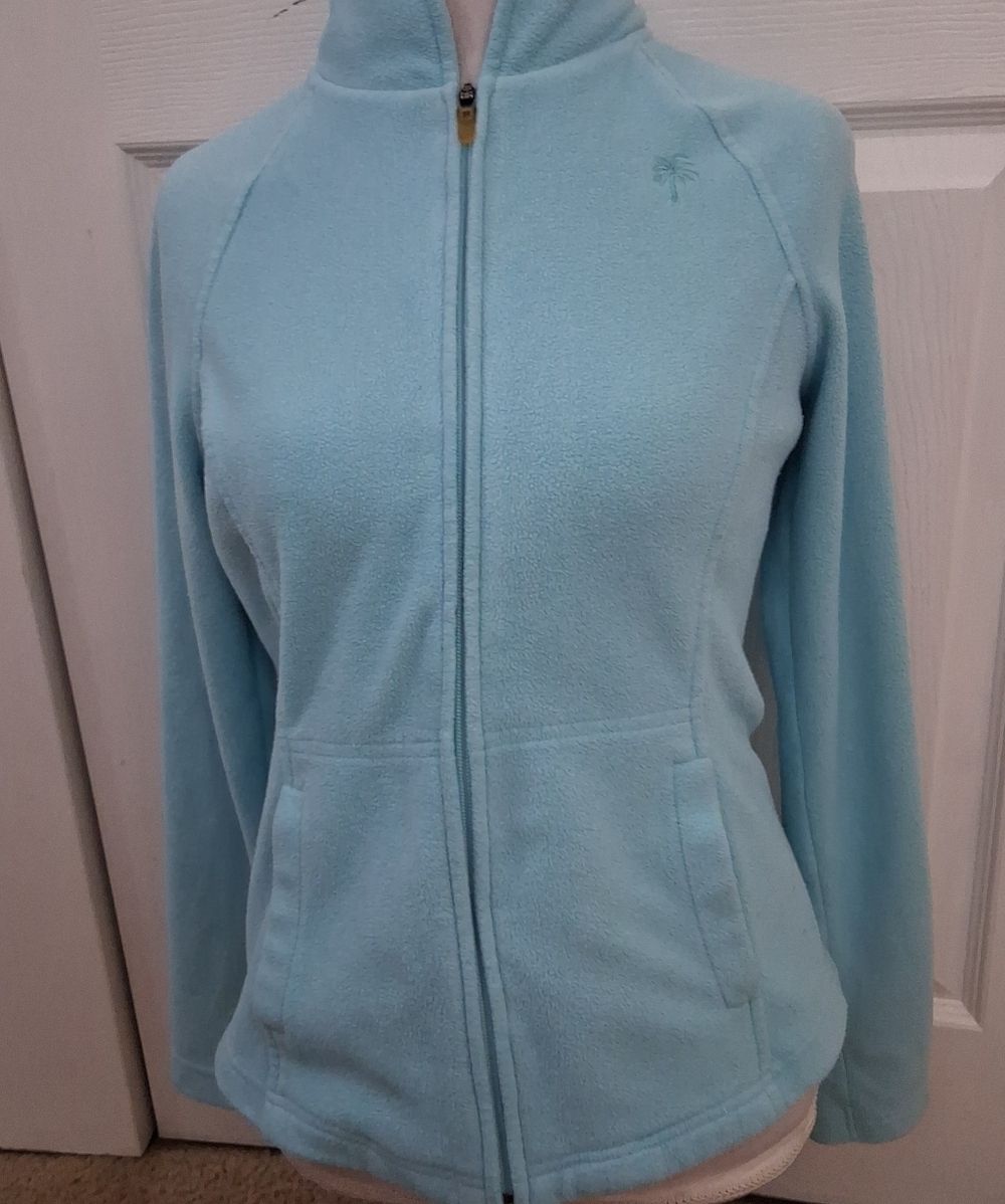 Lilly Pulitzer Baby Blue Fleece Jacket Size 8